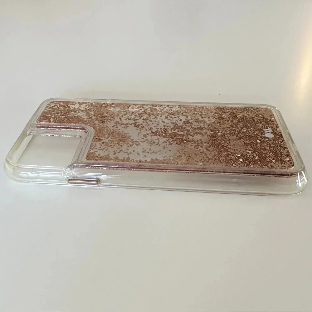 Casemate 11 Pro Max Waterfall Glitter Case Rose Gold